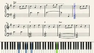 Mondstadt (Night Theme) - Genshin Impact | Piano Sheet Music