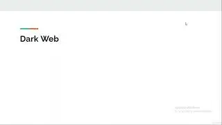 4. Difference between the Deep web and the Dark web