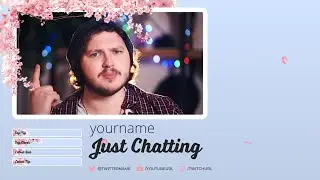 Cherry Blossom Season - FREE Animated Twitch Overlay - Download