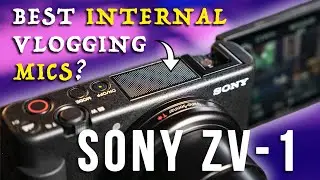 Sony ZV-1: the camera for vloggers who care about audio - demo of internal and external mics