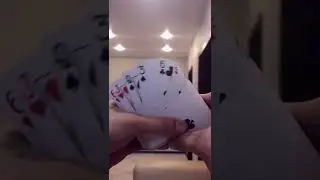 Как сделать веер из карт. обучение. 