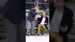 Heroic man stops a stranger taking pictures 