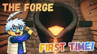 🔨 Playing THE FORGE for the First Time! (🔥 New Top 5 Game on Roblox!) - Tutorial, Mining & Zombies!