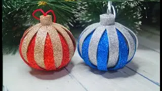 Christmas toys from foamiran with your own hands/diy christmas toy