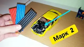 Превращение пластилина в двигатель тойоты марк 2,