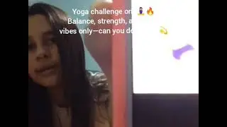 Two little girls taking on the yoga challenge—flexibility, fun, and pure cuteness❤️