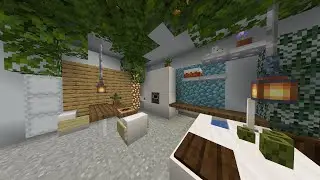 современная кухня в Minecraft