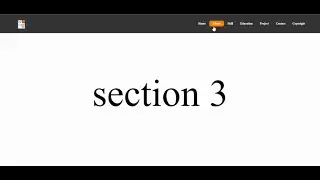 Animated Navigation Bar With Resizing Header on Scroll & Sticky Header On Scroll | HTML and CSS