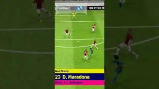 Maradona Goal ⚽ #football #efootball #goal