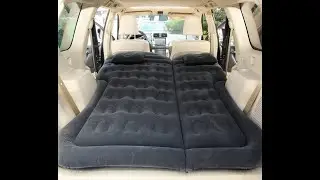 Car Inflatable Bed + 2 Pillow + Pump with Car Charger
