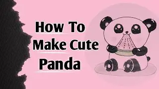 How to make cute😍 baby Panda  🐼||  How to make panda drawing😘 #Drawing  #SJ Drawing Academy #Cute