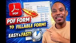 Create Fillable PDF Forms in Adobe Acrobat | Beginner Tutorial 2026 