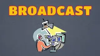 What Does BROADCAST Means || Meanings And Definitions With Example in ENGLISH