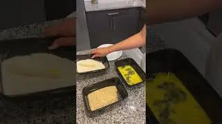 Let’s make some mozzarella sticks! This was my first time trying food 😂