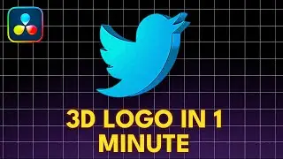Turn LOGO Into 3D in DaVinci Resolve