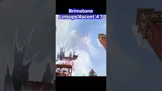 Brimstone Lineups Ascent #7 #brimstone #valorant #ascent #tutorial  #lineups #brimstonelineupsascent