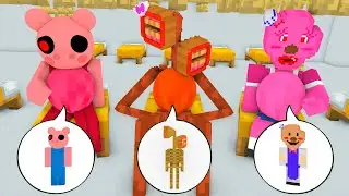 Monster School : Cute Dr. Villain Clinic & Cute Girl Villain Mother - Minecraft Animation