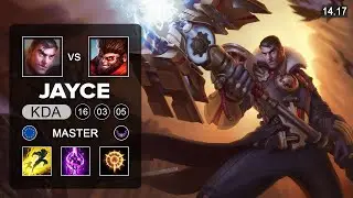 Jayce vs Wukong Top - EUW Master - Patch 14.17 Season 14