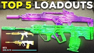 TOP 5 *META* ASSAULT RIFLE LOADOUTS in WARZONE! 👑 (Warzone 3 Best Class Setup) - MW3