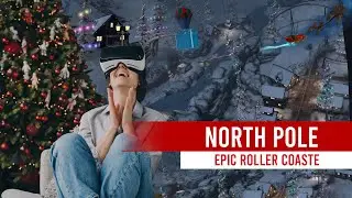 Epic Roller Coaster | North Pole [ VR Gameplay ]