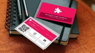 business card design in Photoshop cc