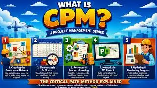Video 4 — Critical Path Method in Microsoft Project — Resource Leveling Explained