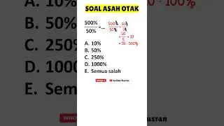 SOAL ASAH OTAK #matematika #matematikasma #matematikasmp #matematikamudah #matematikasd