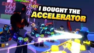 Bought the Accelerator in Tower Defense Simulator