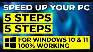 How to Fix Slow Computer (Windows 10/11) | Speed Up Your PC in 5 Minutes 🚀