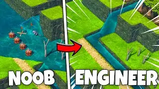 Using ENGINEERING (and dynamite) to fix FLOODING in Timberborn!