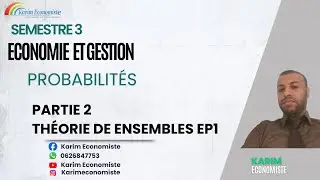 Probabilités S3 Partie 2 Théorie des ensemble EP1