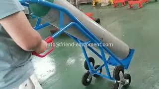 Climbing Stair Hand Carts with six Wheels hand push trolley hand truck