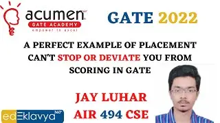 JAY LUHAR: MSU CSE: AIR 494: GATE 2022
