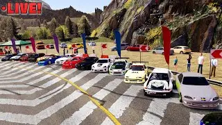 🔴 LIVE: Car Meets, Drifting, Streamer Collab Minigame!