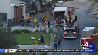 Crews rescue man trapped in a Draper trench collapse