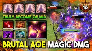 TRULY BECOME OP MID Leshrac 90% Slow MS & Spell Lifestealer Build Brutal AoE Magical Damage DotA 2