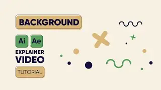 Simple BACKGROUND graphics for your explainer video (Illustrator / After effects tutorial )