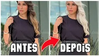Como MUDAR A COR do CABELO usando IA (Grátis)