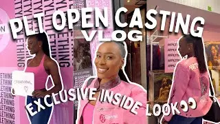 SURVIVING THE PLT OPEN MODEL CASTING: Vlog, Get Ready with me , & Debrief