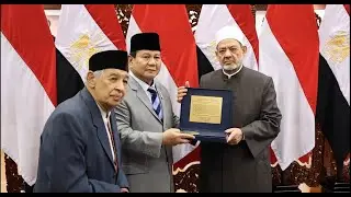 Grand Sykh Al-Azhar Ahmed Al-Thayeb Dan Prabowo