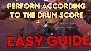 Perform according to the drum score. EASY GUIDE!!!   