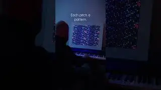 Each pitch a pattern | #visualizer #Midi #ableton #ledlights #dmx512 #synth #musicproducers #shorts