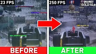 How To BOOST Fps In COD: Black Ops Cold War!