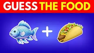 GUESS THE FOOD BY EMOJI ☕🍎🤔