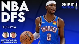 NBA Show | October 30, 2024 | DraftKings DFS Picks, Plays and Process