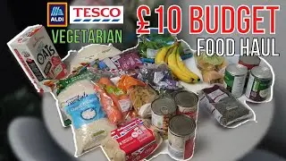 How to Eat for £10 ($10) A Week In London | Emergency Extreme Food Shopping Haul | Aldi Food Haul