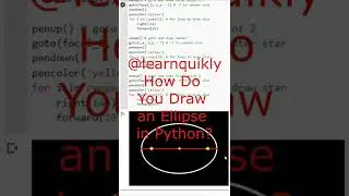 How Do You Draw an Ellipse in Python? 