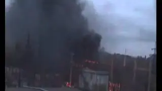Донецк Горит электроподстанция Смолянка 18,10,2014