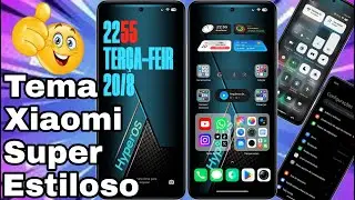 Super Estilo Tema Xiaomi com Melhor Pack de Ícones e Tela Inicial HyperOs @CiclopeTech