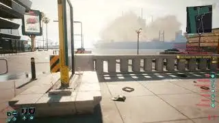 Cyberpunk 2077 Space Ship takeoff